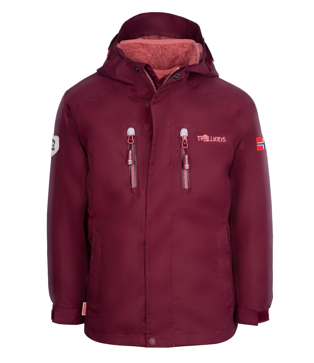 maroon red/antique rose