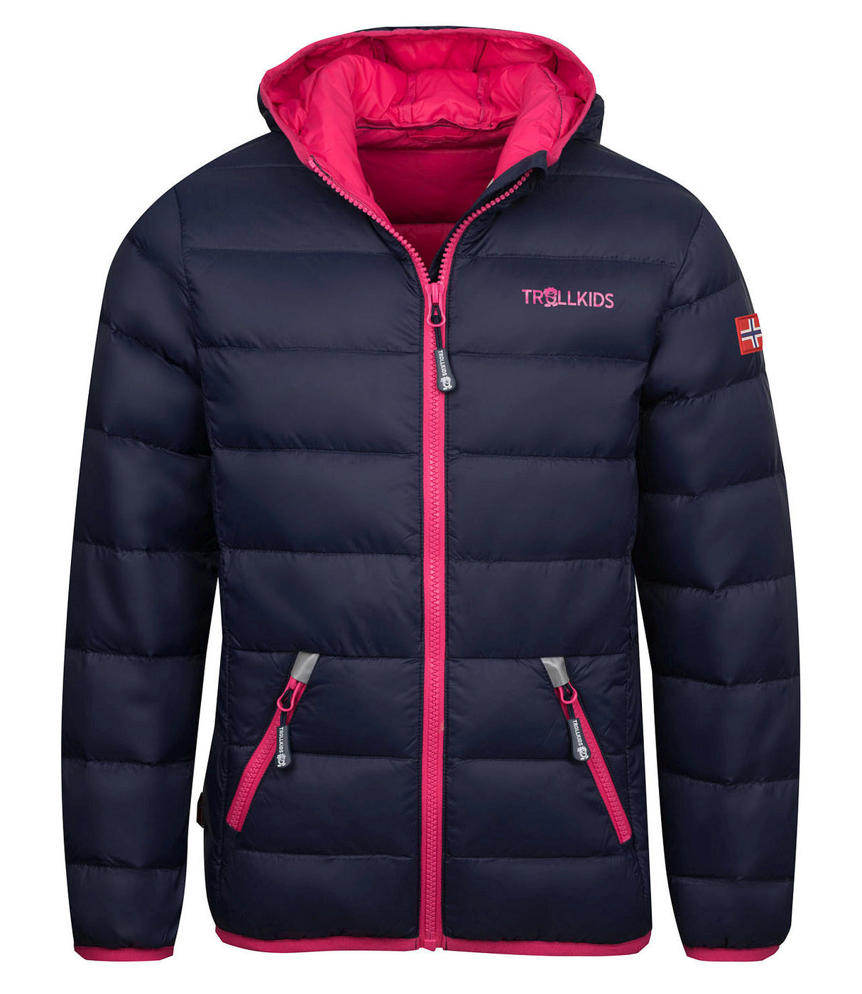 navy / magenta