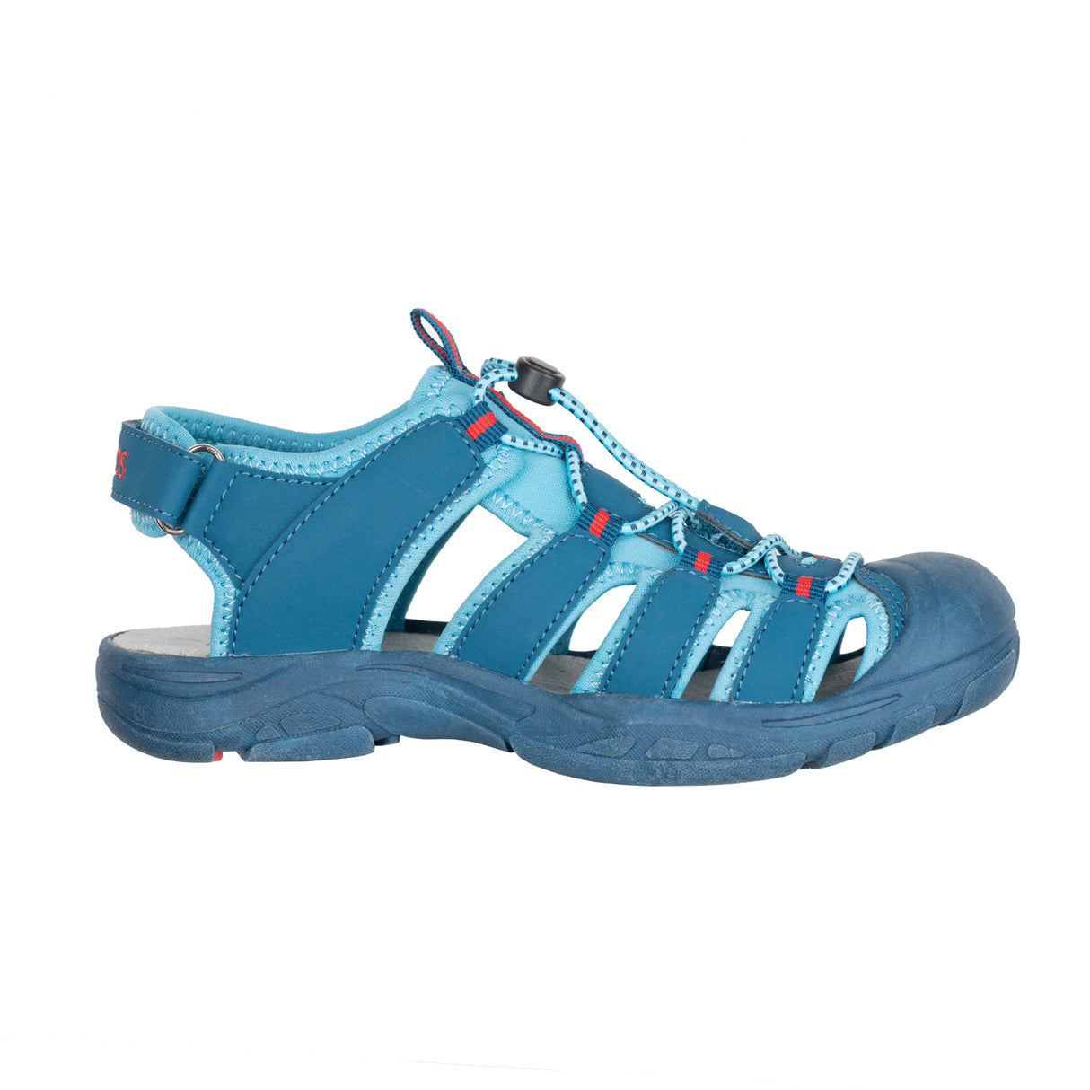 dolphin blue/spicy red