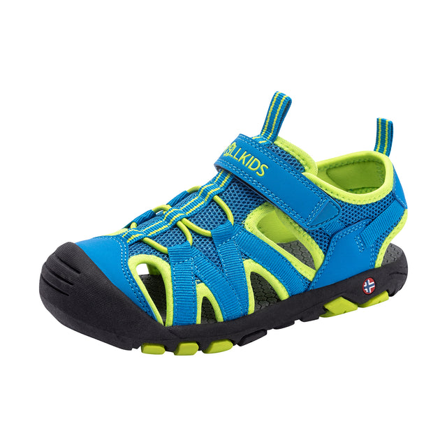 medium blue/lime