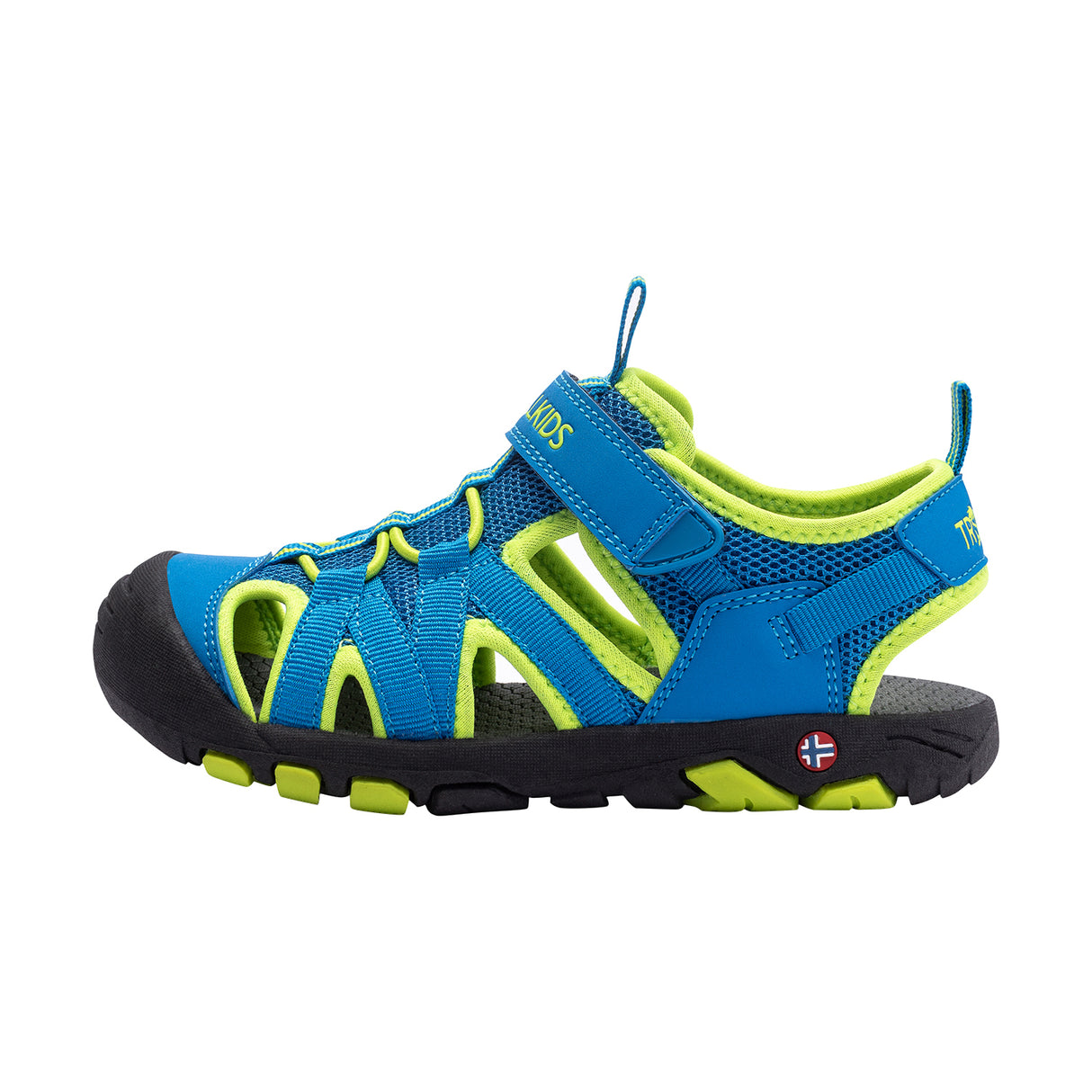 medium blue/lime