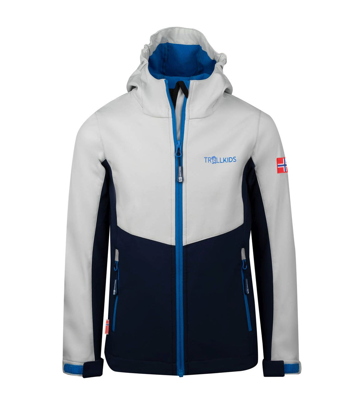 cloudy grey/navy/glow blue