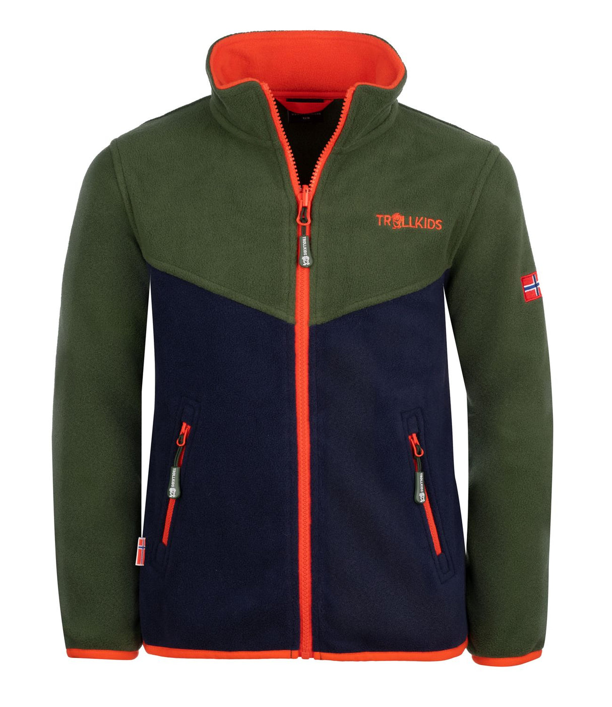 forest green/navy/flame orange