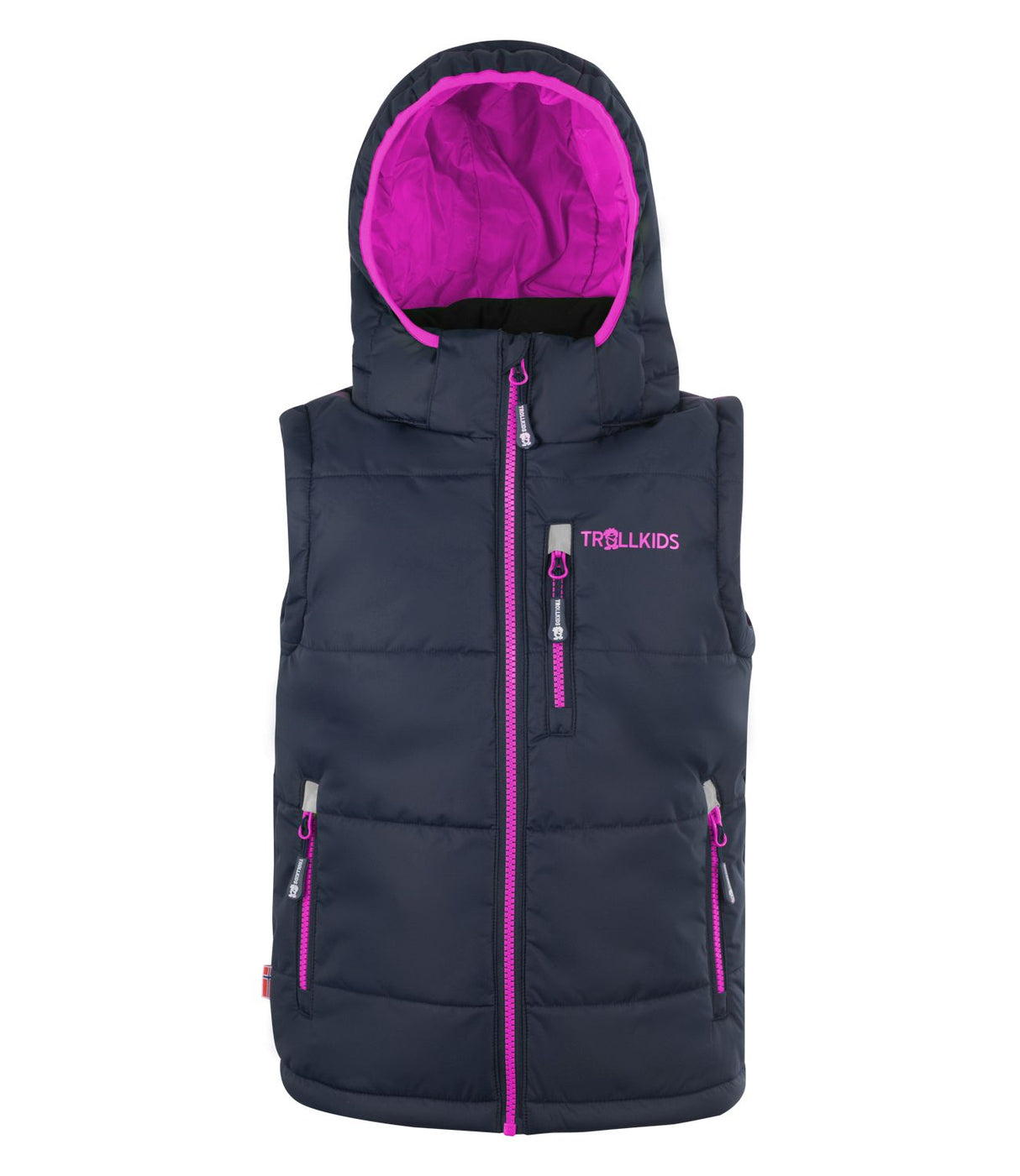 navy / magenta