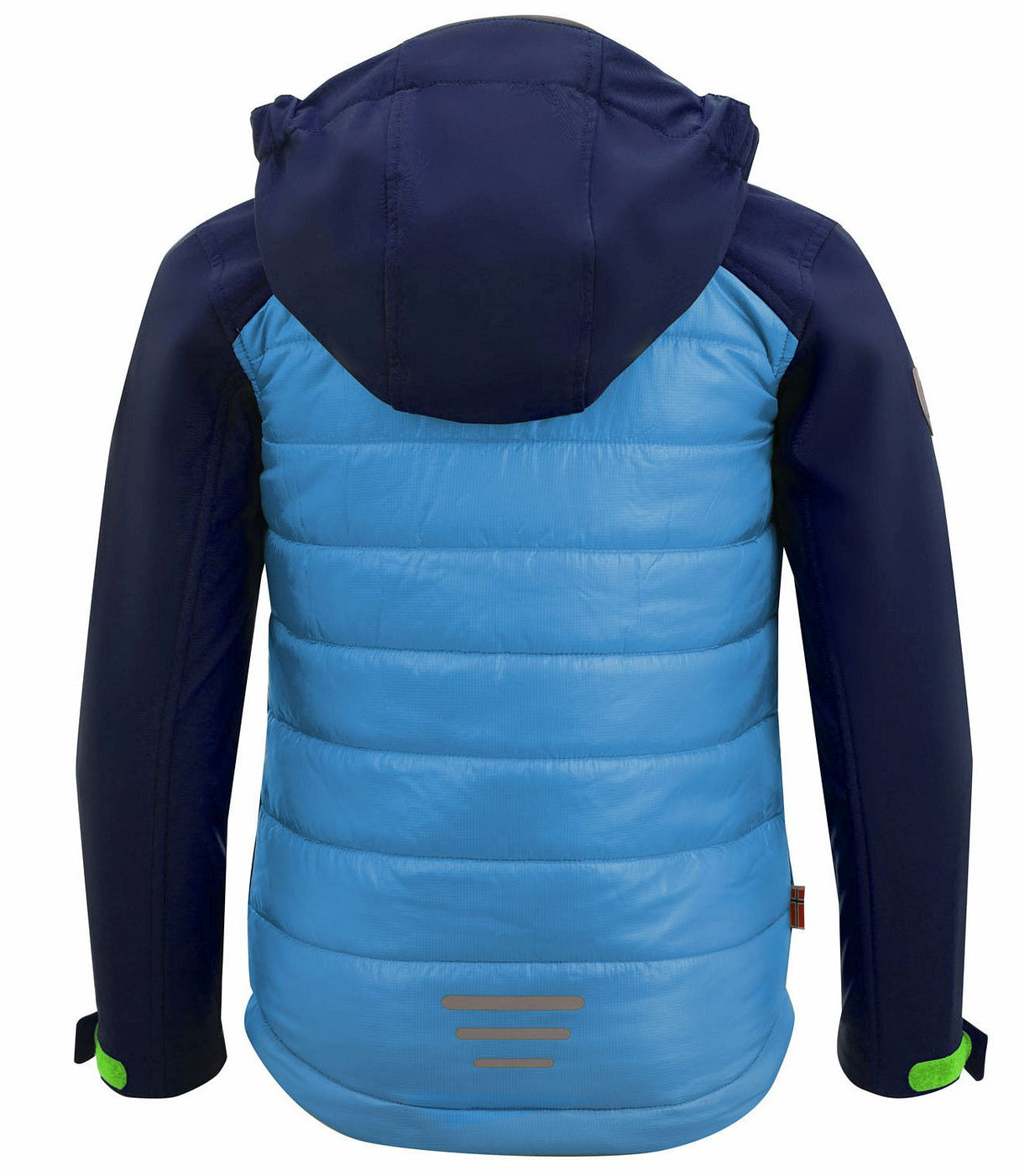 navy / med blue / green